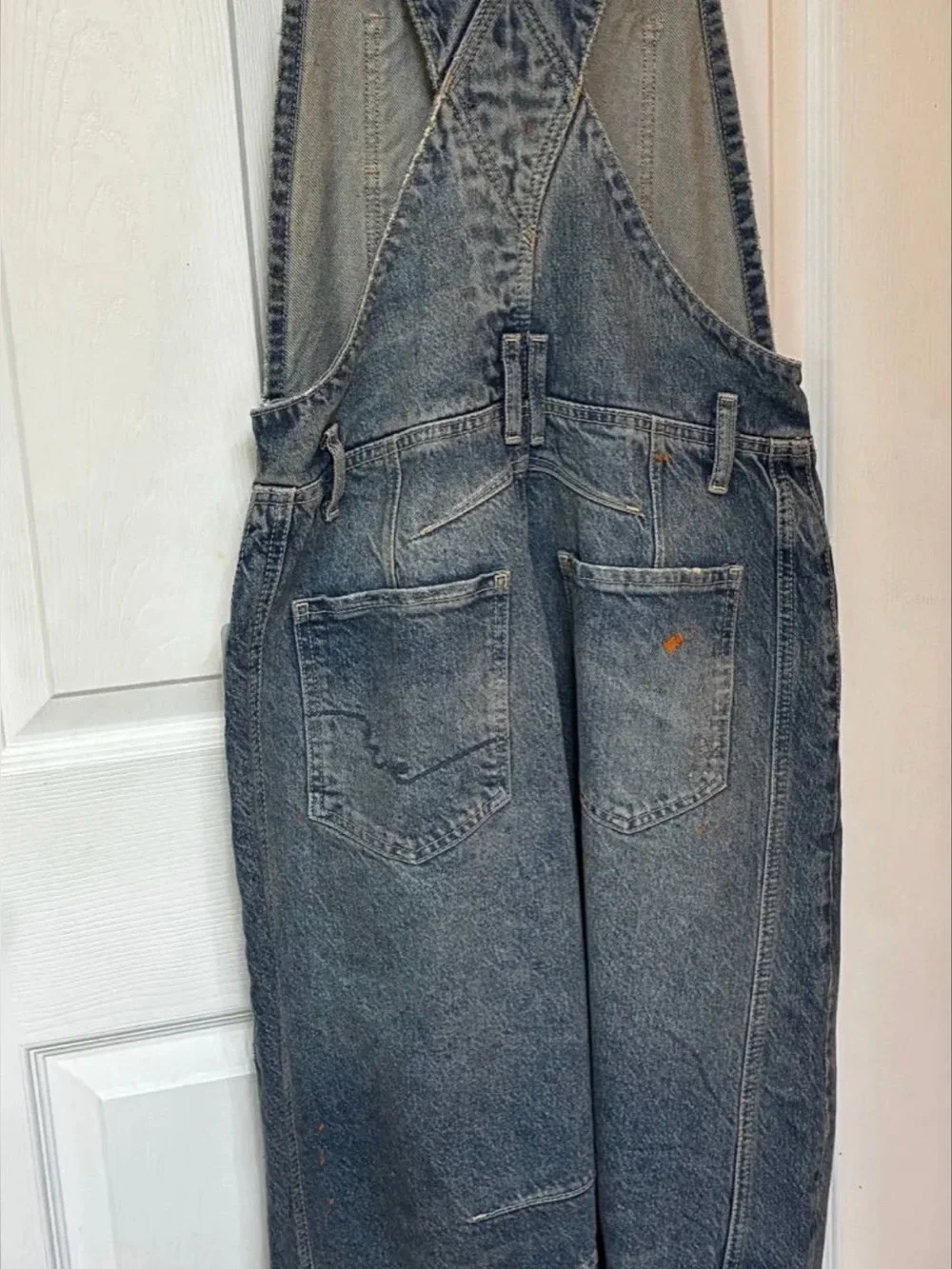 Free People NWT Good Luck Barrel Overalls Sz S